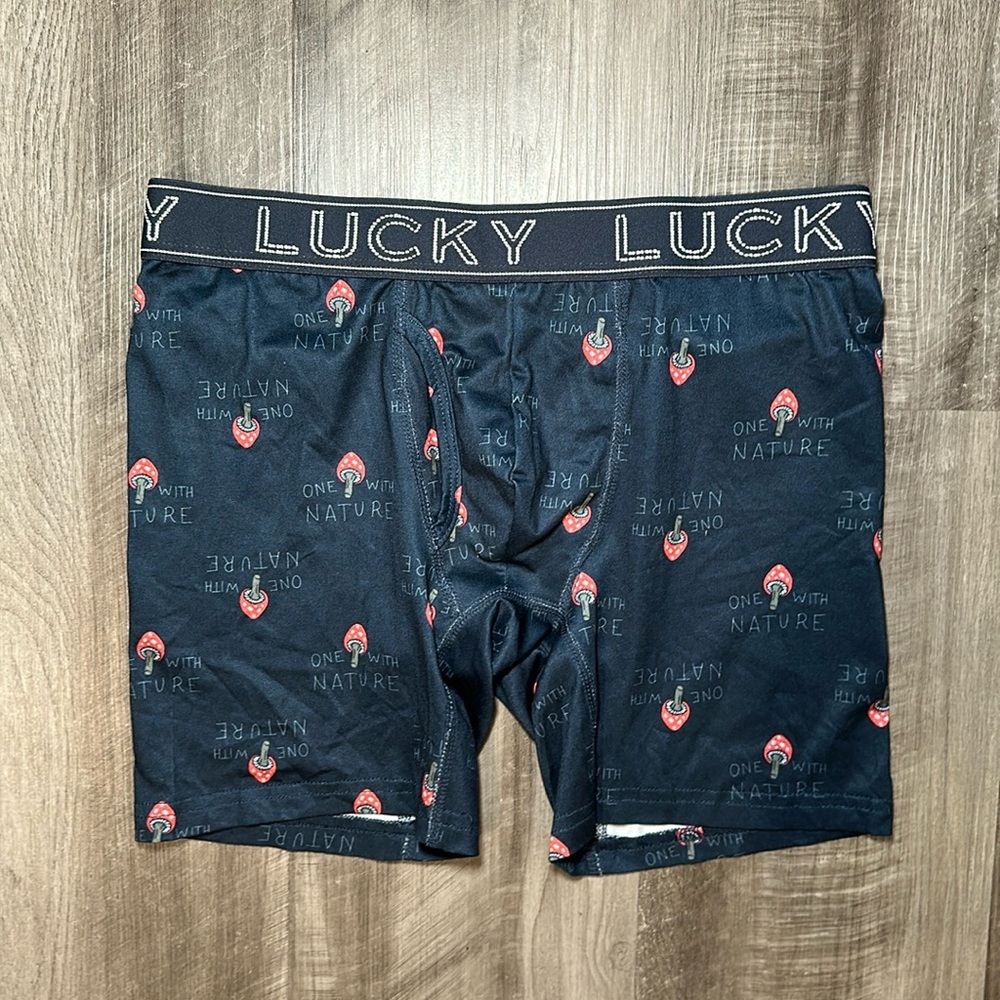 Lucky Brand One With Nature Mushroom Boxer Brief - Small